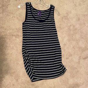 Seraphine Striped Maternity/Nursing Tank - Med